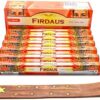 varitas de Incienso de Firdaus (Arab Arabian) paraíso árabe (Al-Firdausi). varitas de Incienso Joss 120 Varillas Incienso de Fragancia casera Joss Sticks con cenicero colector de Cenizas